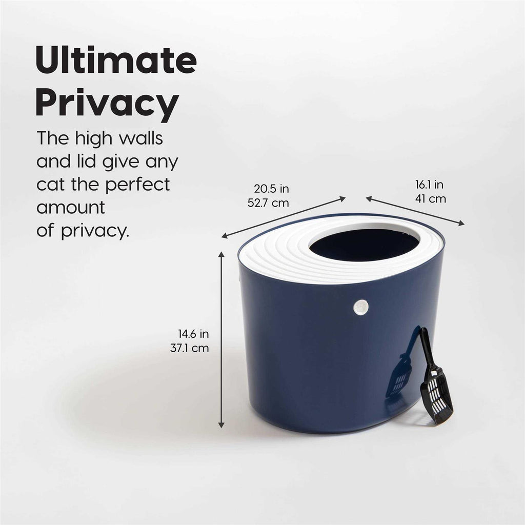 Top Entry Cat Litter Box with Scoop V26790