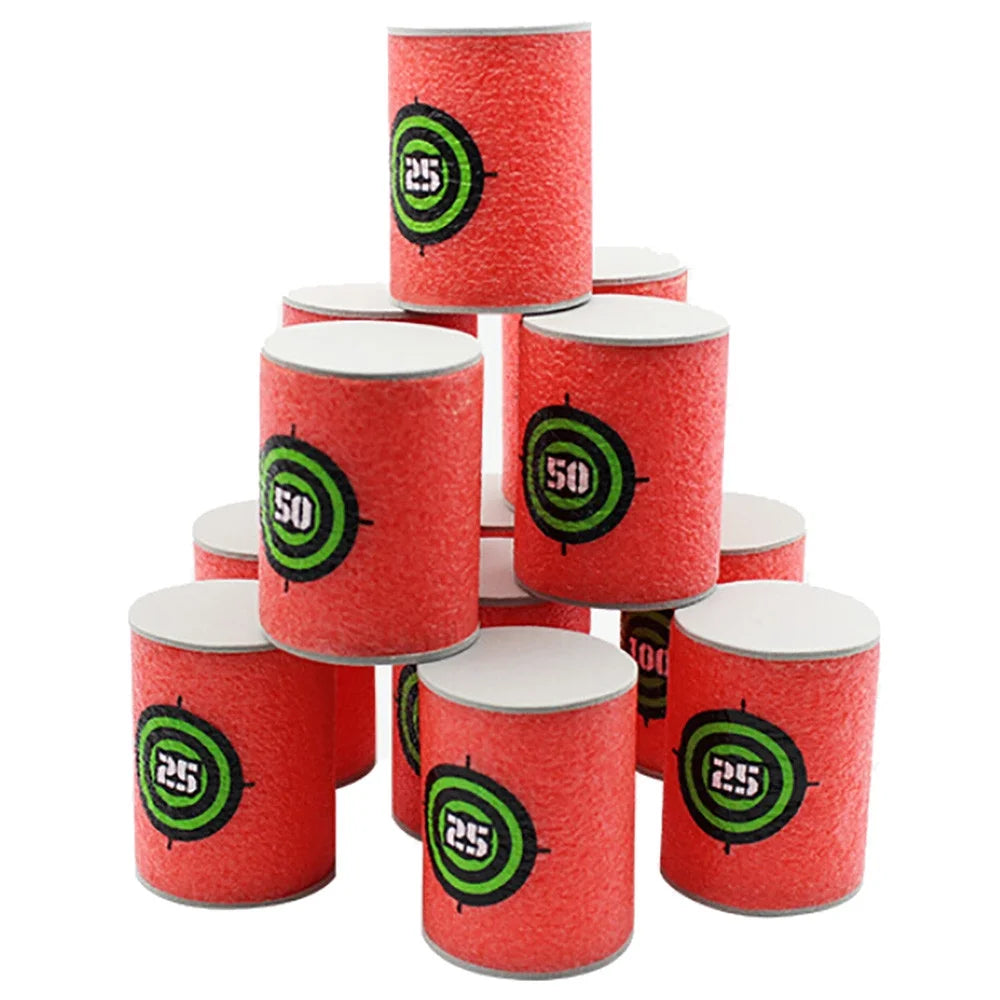 18x EVA Soft Bullet Target Dart Toy K1222