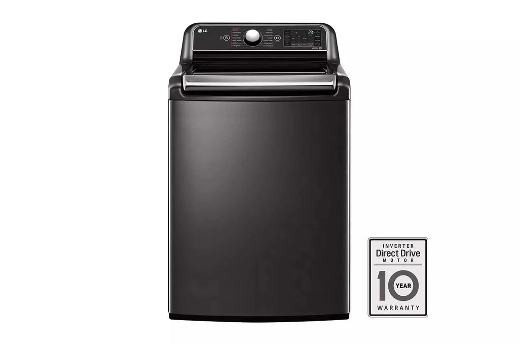 Top Loading 5.40 ft³ Black Steel Washer Y164283