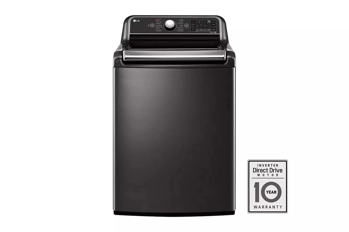 Top Loading 5.40 ft³ Black Steel Washer Y164283