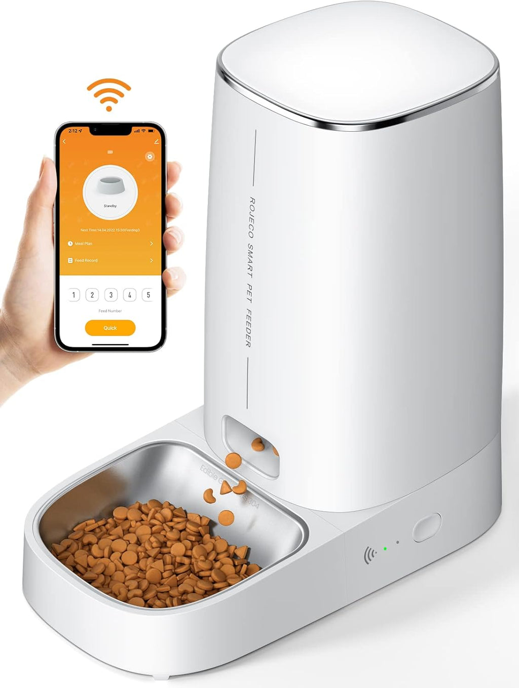 Automatic Cat Feeder with APP Control, 4L, Pack of 2 R99185