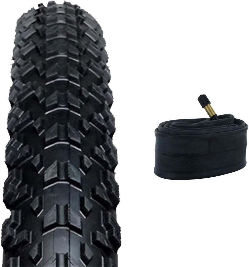 26x2.25 MTB Tires and Tube, Schrader Valve, Pack of 2 I905