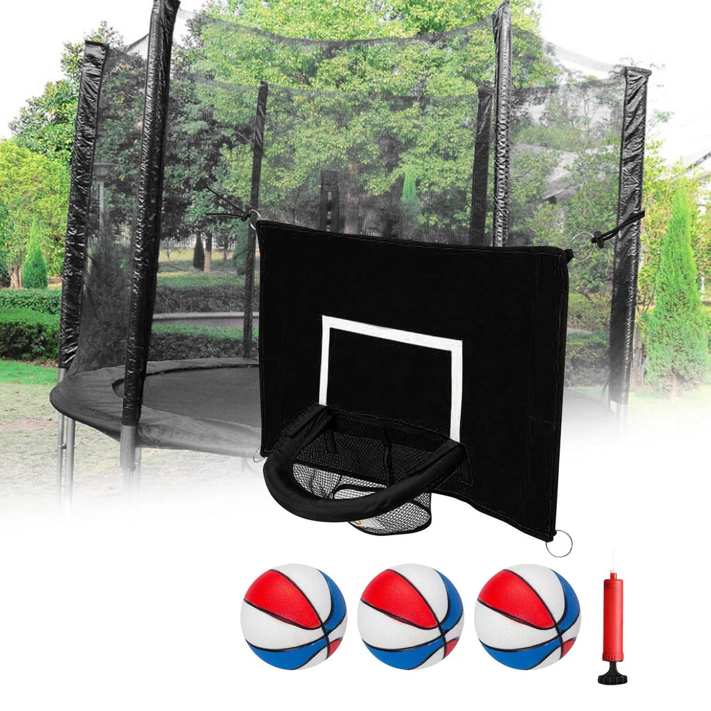 Adjustable Basketball Hoop with Net for Trampoline Z722