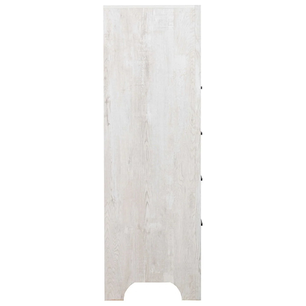 Gray 5-Drawer Wood Chest F715876