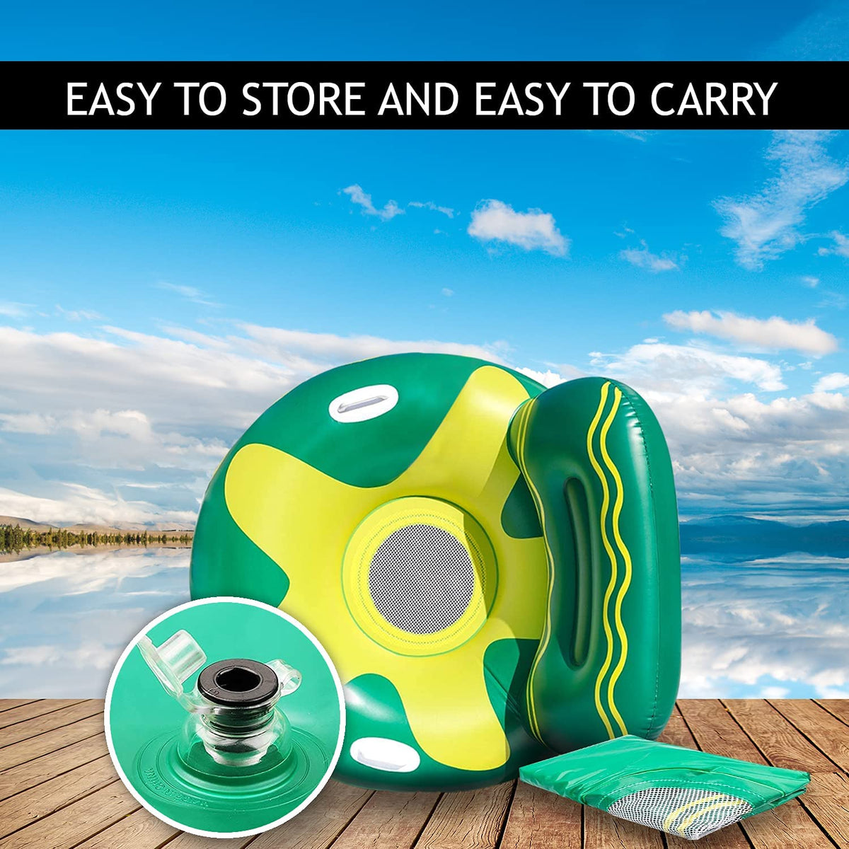 Inflatable Pool Float Lounger Chair R2416