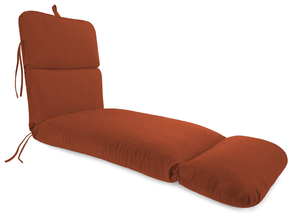 Antique Beige Rectangular Outdoor Chaise Lounge Cushion P2235