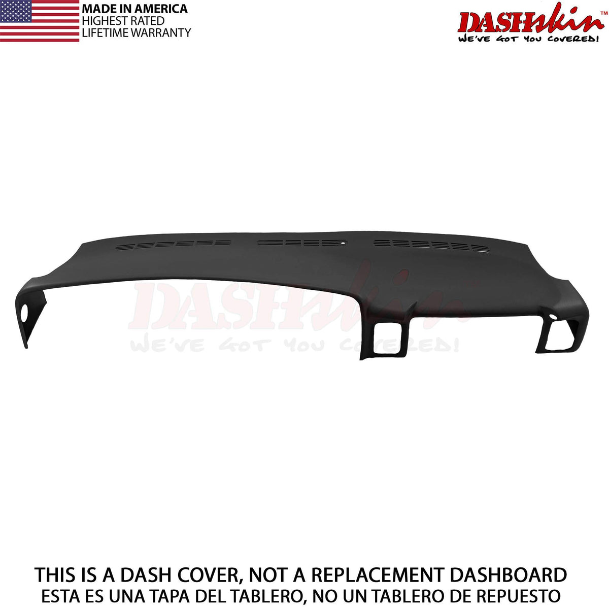 Black Molded Dash Cover B3148