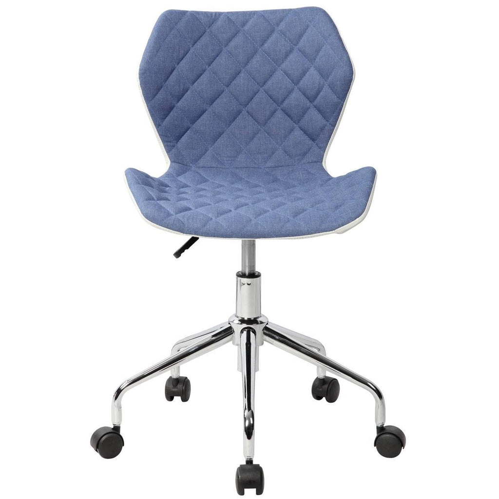 Blue Height Adjustable Office Task Chair E48263