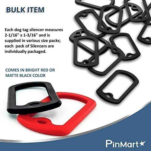 Silicone Rubber Dog Tag Silencer B1250