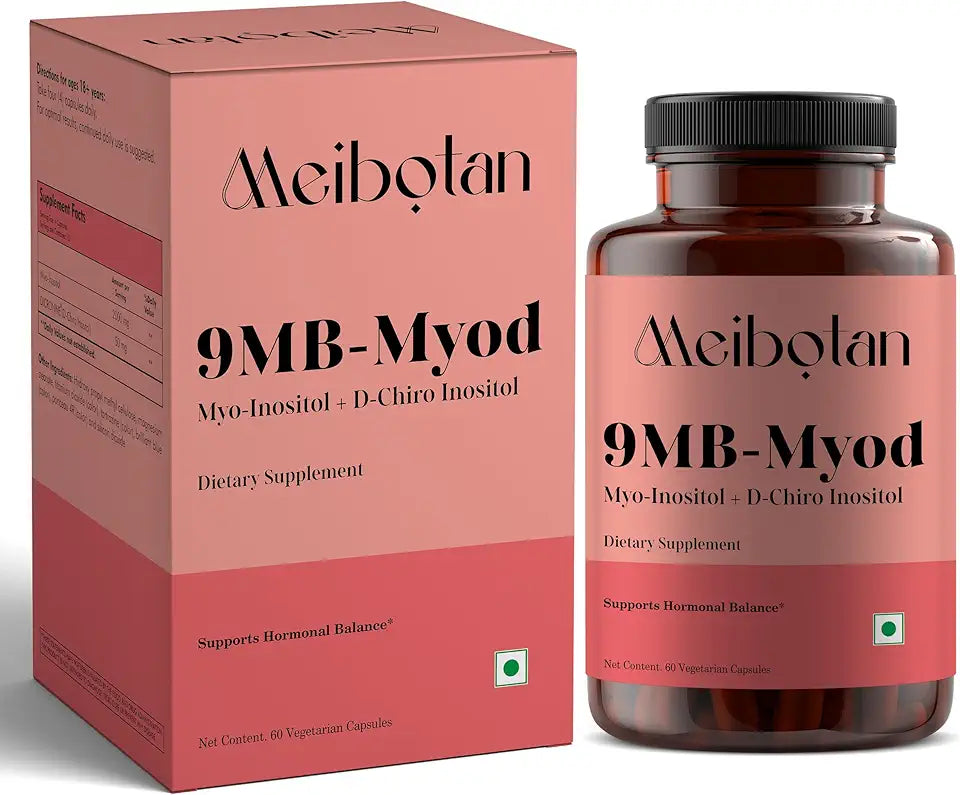 Myo-Inositol & D-Chiro Inositol 60 Veg Capsule M47444