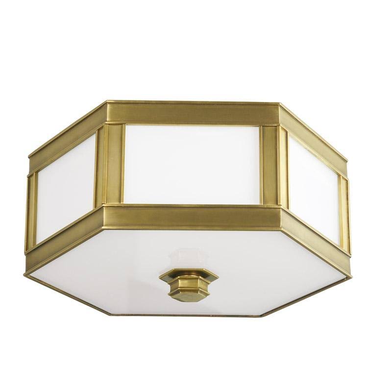 Old Bronze 2 Light Flush Mount F590
