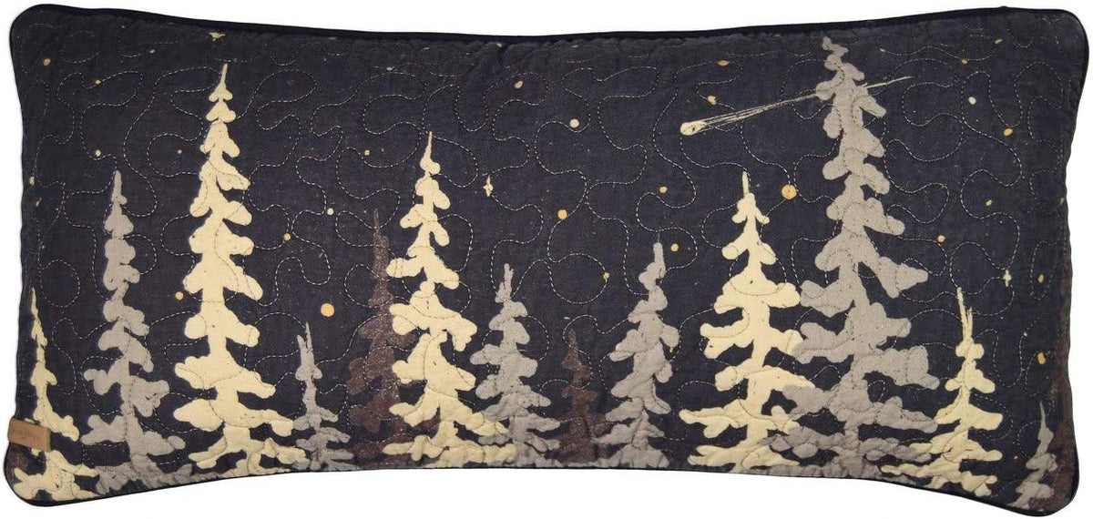 Machine Washable Lodge Quilt with Forest Pattern H5179
