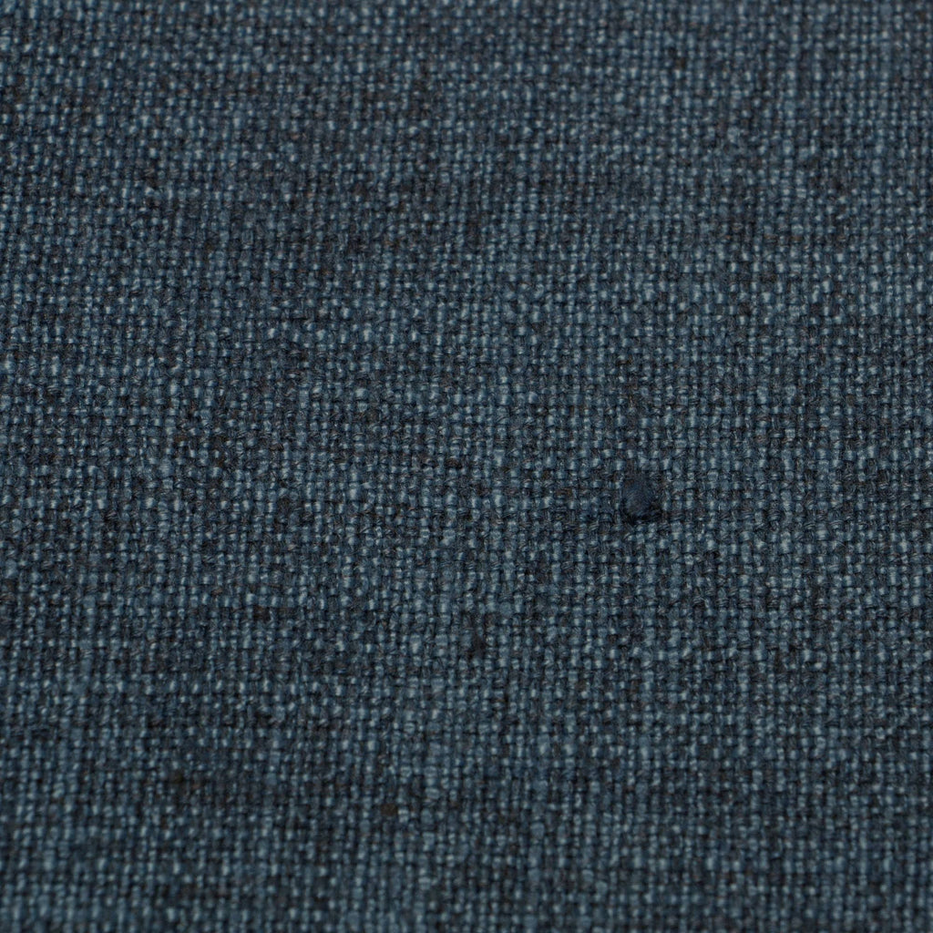 Dark Navy Linen Headboard with Pewter Nailbuttons F1994