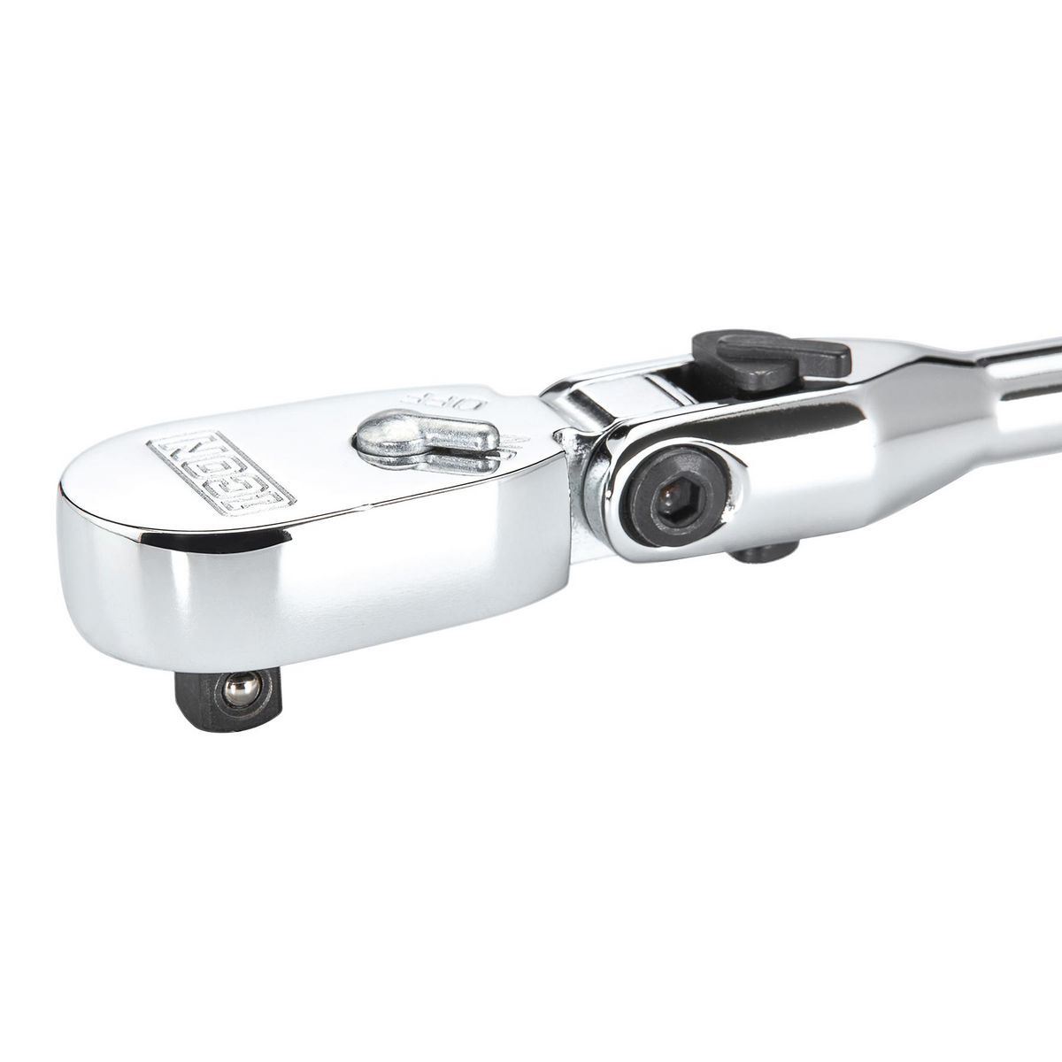 1/4 in. Drive 9 in. Long Locking Flex Ratchet with Comfort Grip J301419