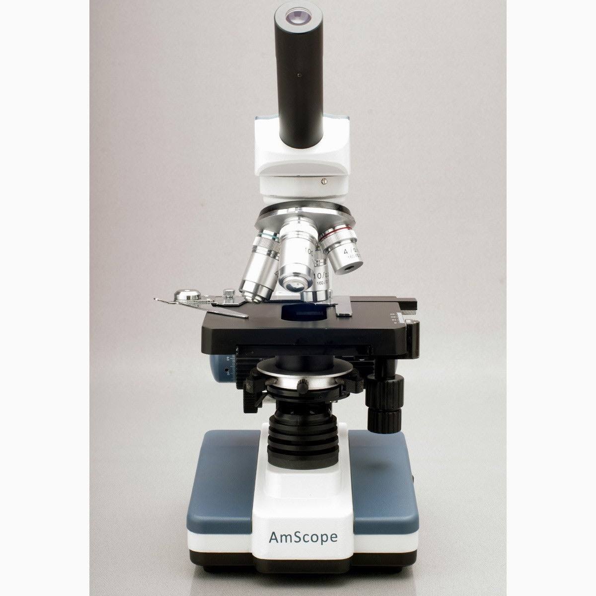 40X-2000X LED Monocular Compound Microscope with Mechanical Stage and Digital Camera D87945