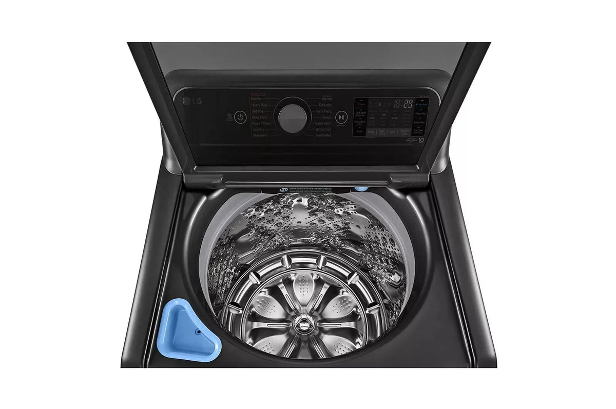 Top Loading 5.40 ft³ Black Steel Washer Y164283