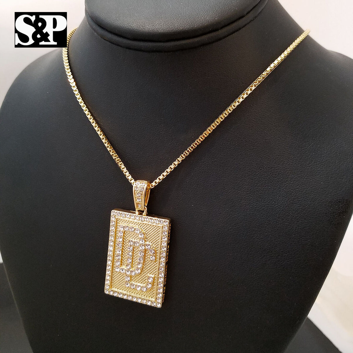 Choker 16" 1 Row Diamond Tennis Chain & Necklace Set I834