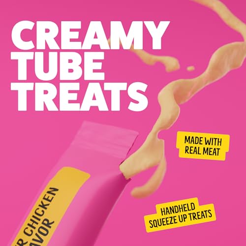 Chicken Flavor Cat Treats 15 Pack 60 Tubes K75277