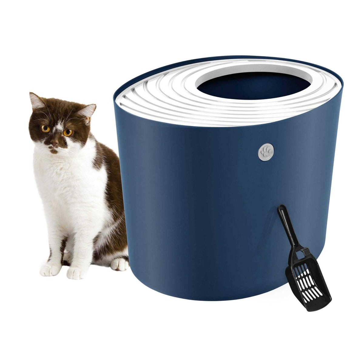 Top Entry Cat Litter Box with Scoop V26790