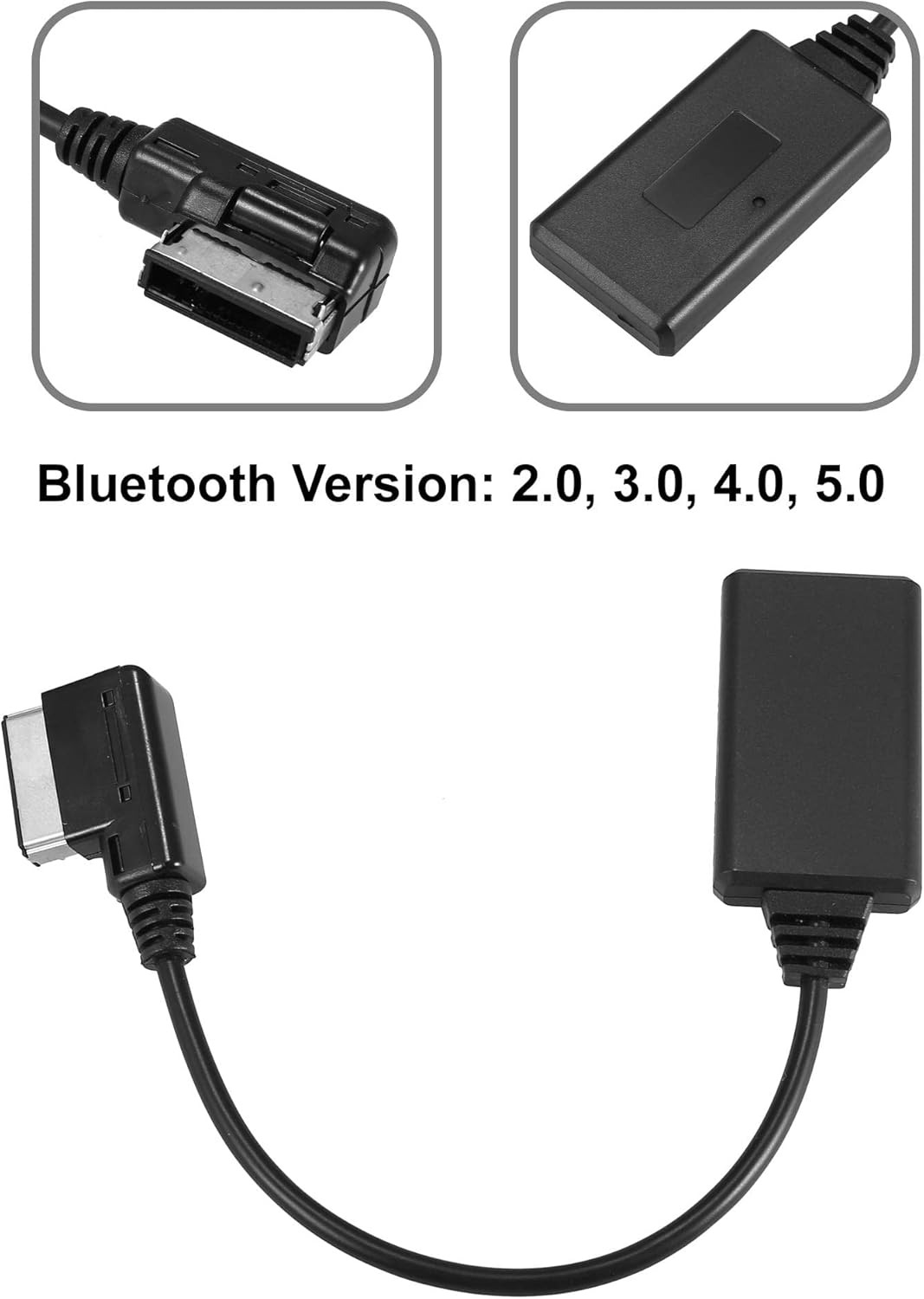 Car Bluetooth Wireless Adapter AUX Cable Pack of 2 Z730