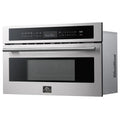 Built-In Microwave Oven with Silver Handles M1213