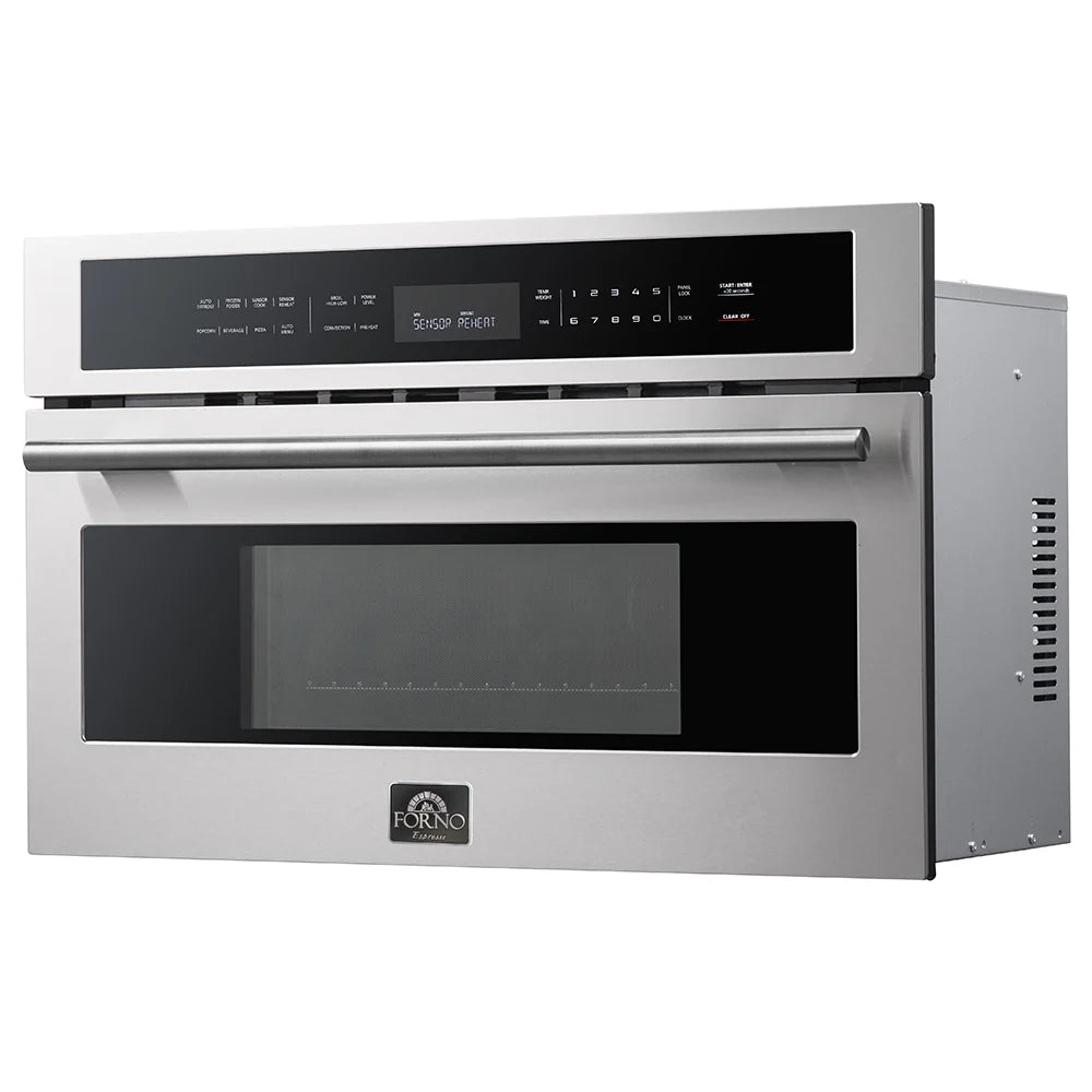 Built-In Microwave Oven with Silver Handles M1213