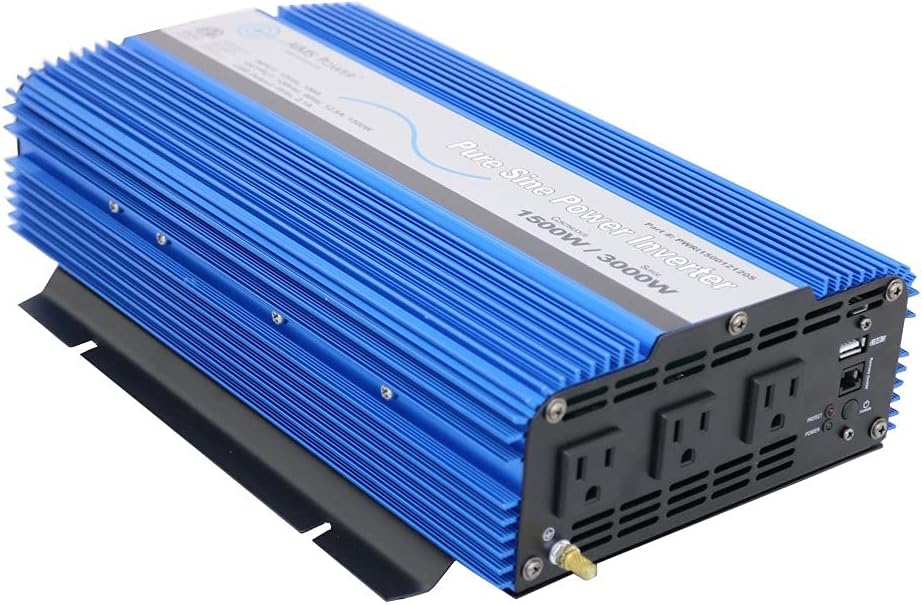 1000 Watt Pure Sine DC to AC Power Inverter with USB Port O862