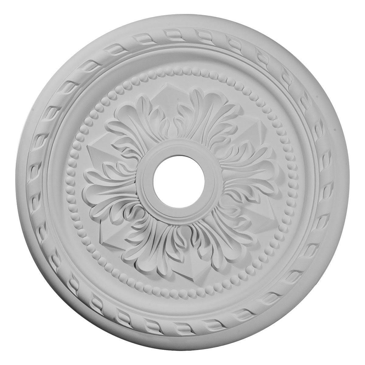 23 5/8x22OD x 3 5/8x22ID x 1 5/8x22P Ceiling Medallion Hand-Painted Pharaohs Gold U175