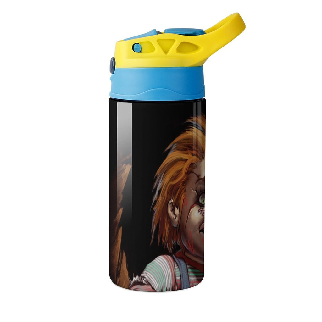 Insulated Stainless Steel Water Bottle with Straw A32301