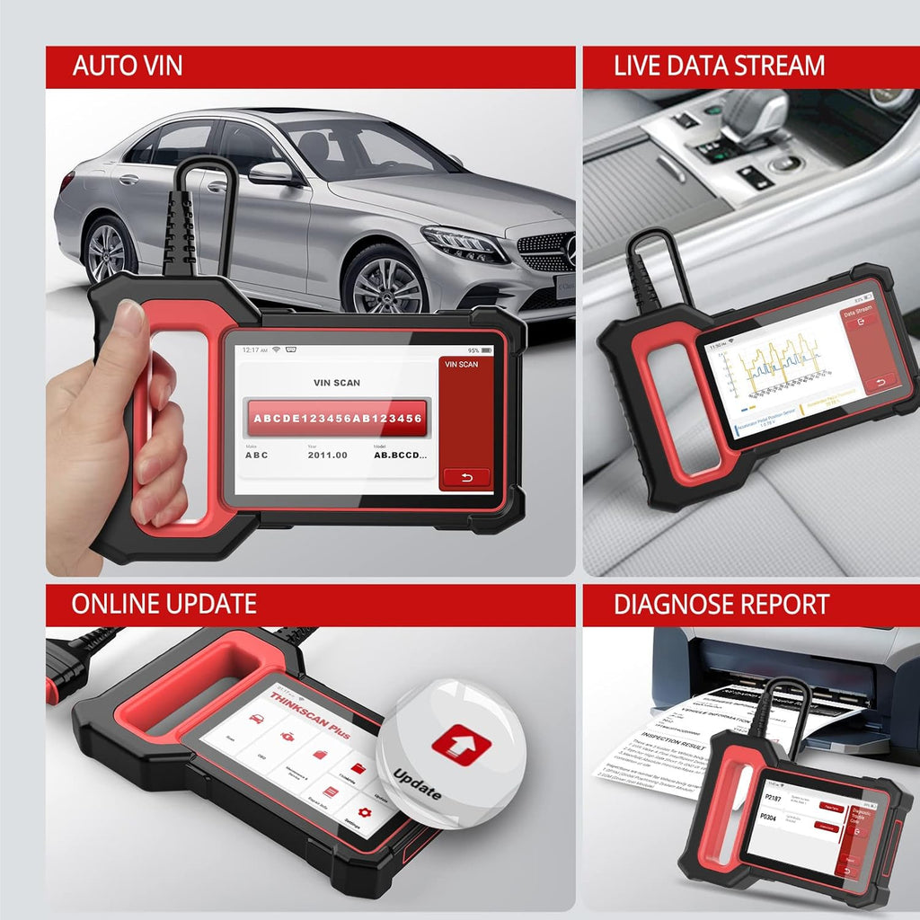 Car Scanner OBD2 Scanner with 4 System Diagnosis Code Reader Diagnostic Scan Tool K6539