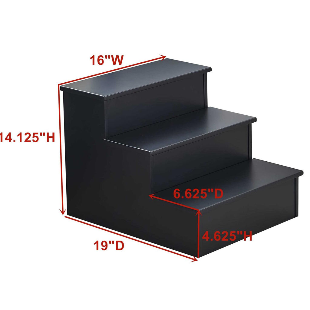 3 Step Wood Step Stool O646778