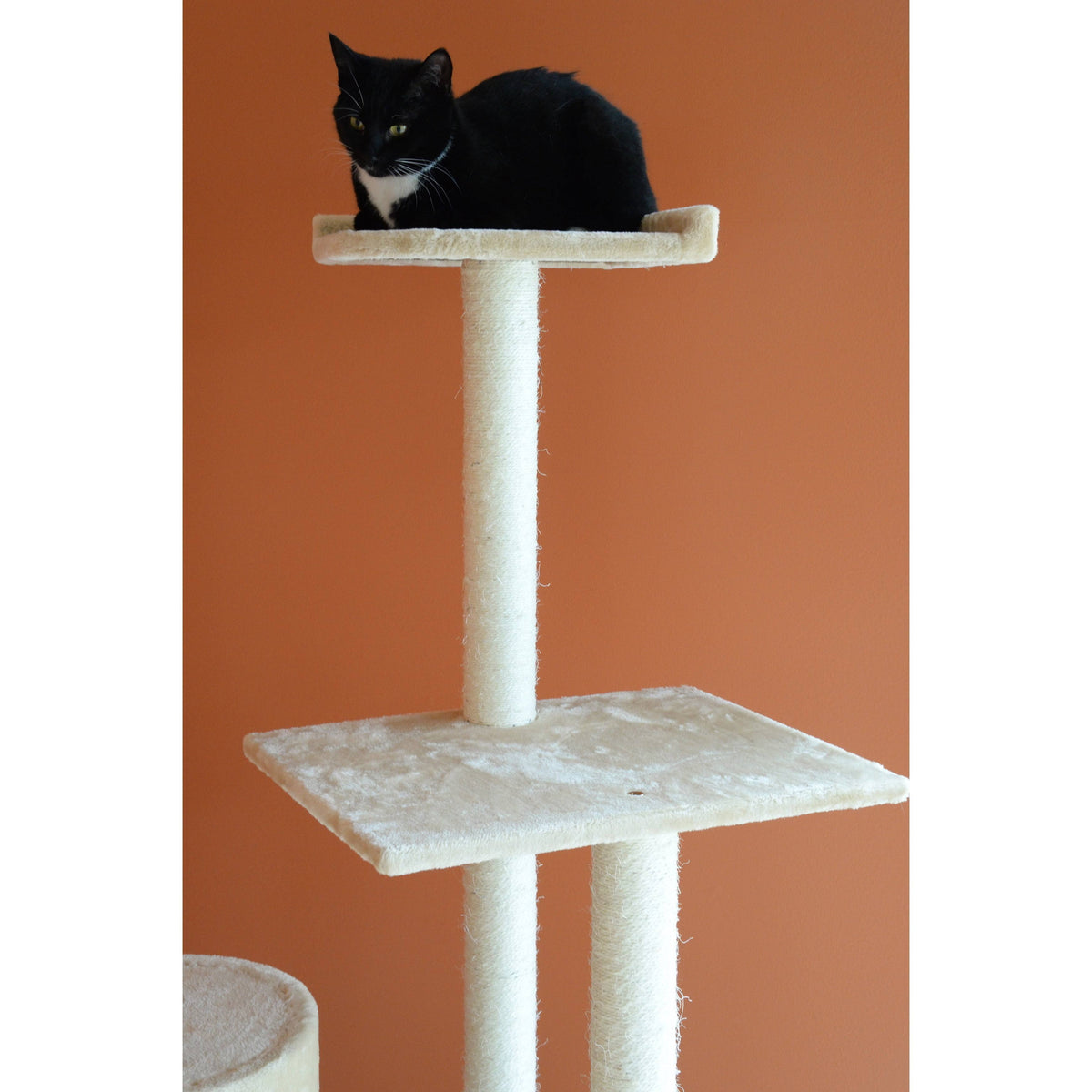 Cat Tree with Hammock 59-Inch Silver Gray M91671