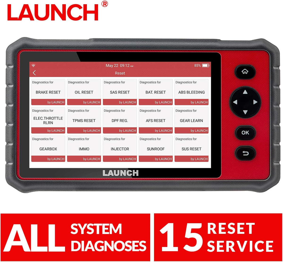 OBD2 Car Diagnostic Scan Tool with 26 Reset Service Functions G300