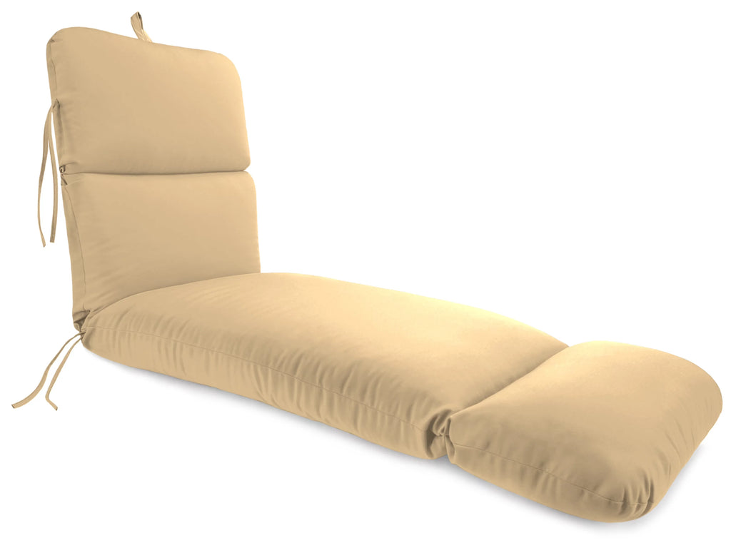 Antique Beige Rectangular Outdoor Chaise Lounge Cushion P2235