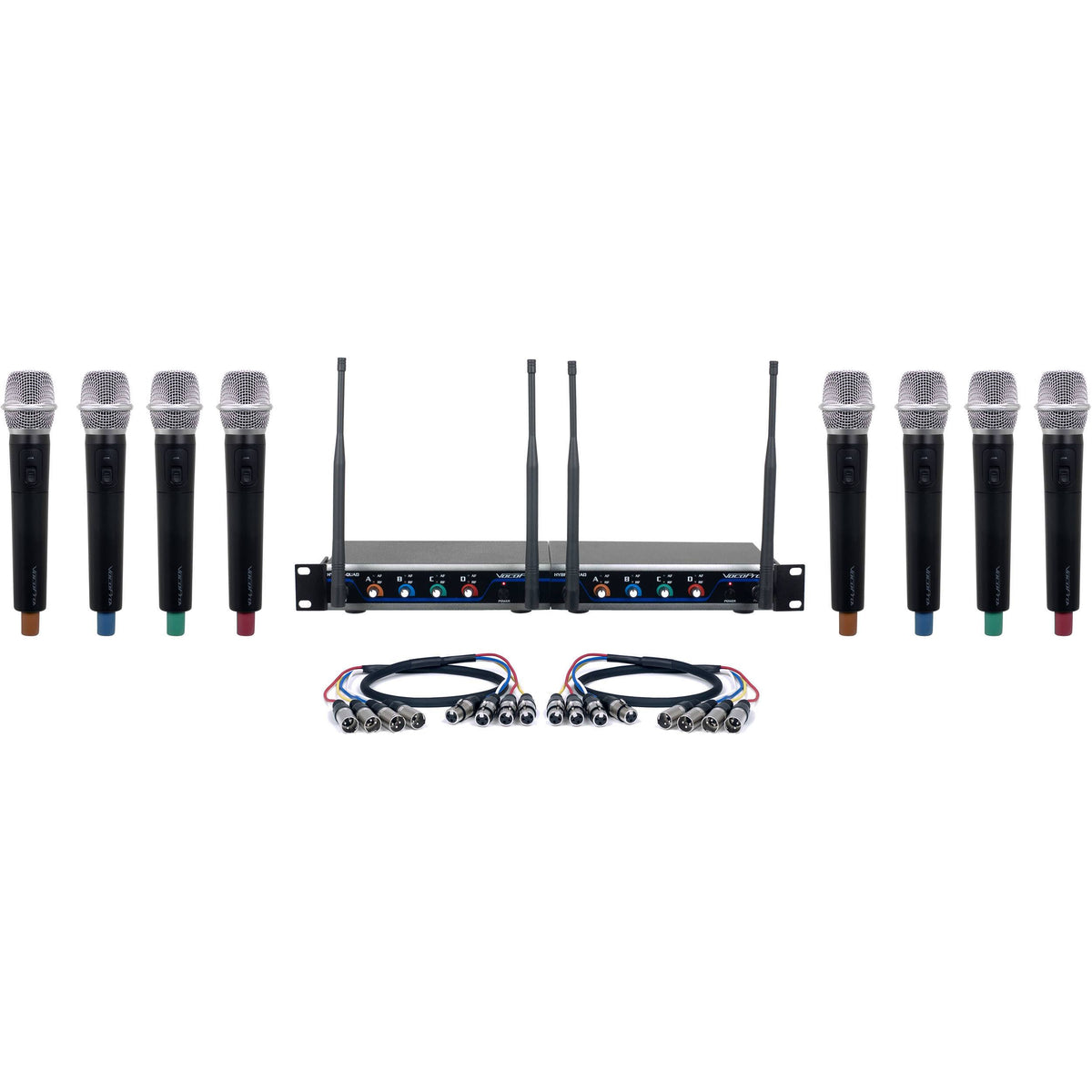 Eight Channel UHF Wireless Handheld Microphone System E543