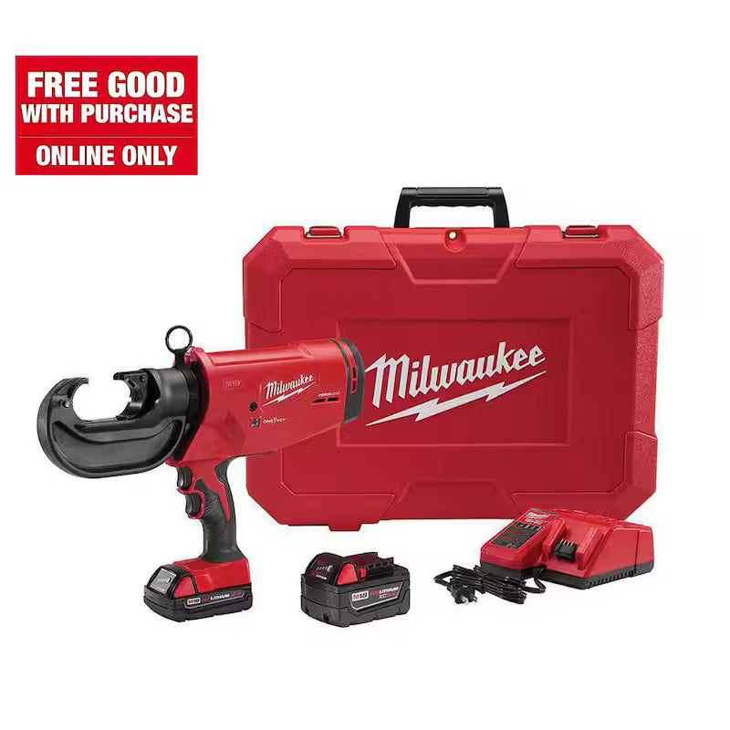 18V Cordless Lithium-Ion Crimper with Batteries, Charger, Hard Case M46294