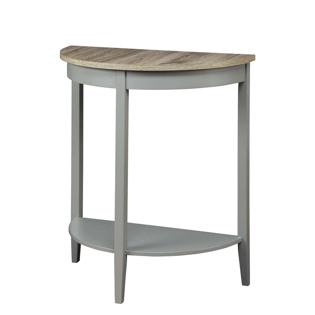 Gray Oak Console Table X893