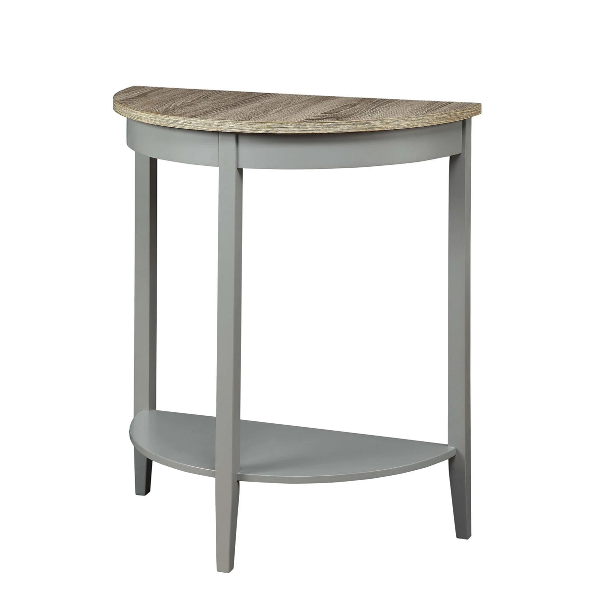 Gray Oak Console Table X893