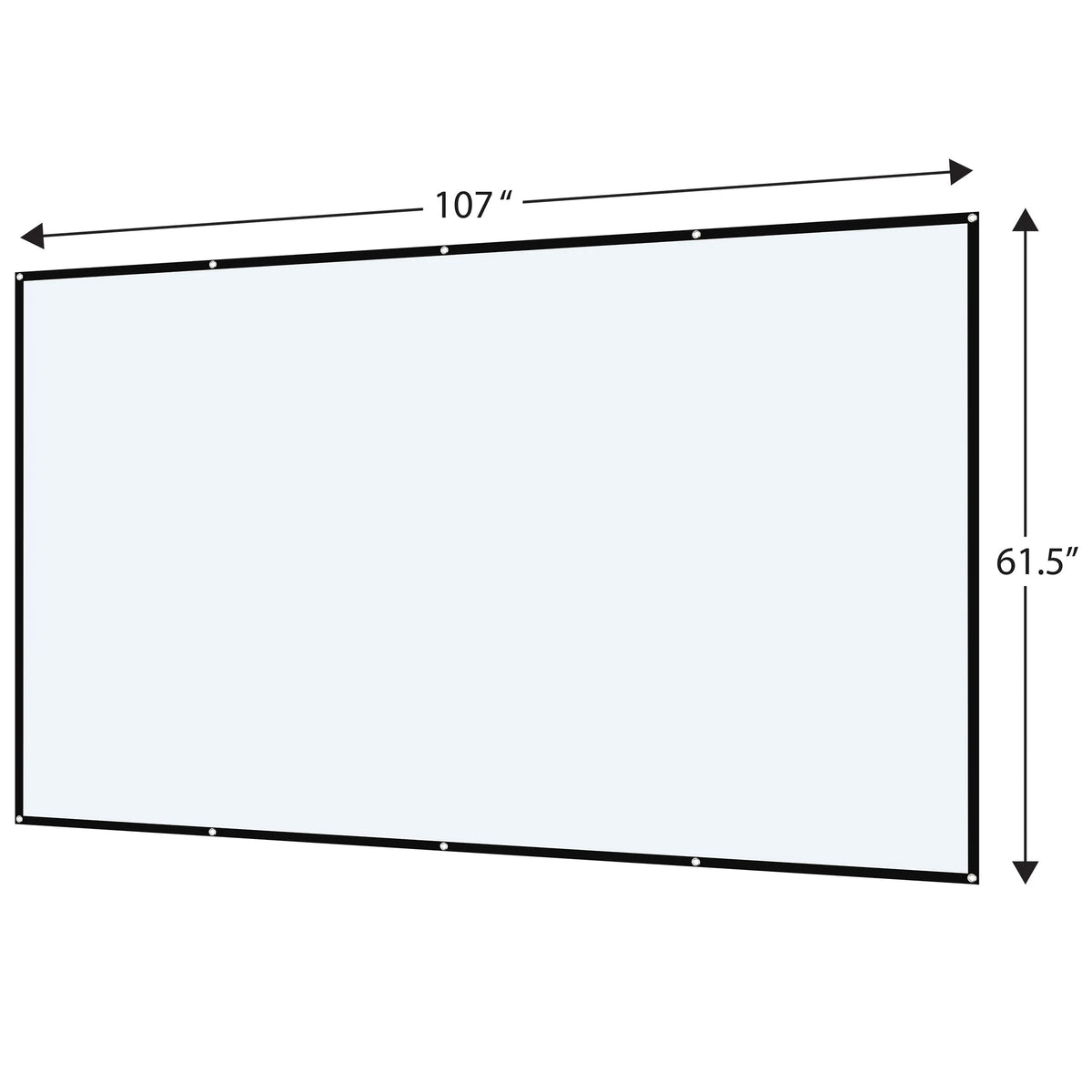 White Indoor/Outdoor Folding Projector Screen L4885
