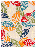 Ivory Green 7' x 9' Indoor/Outdoor Area Rug C4159
