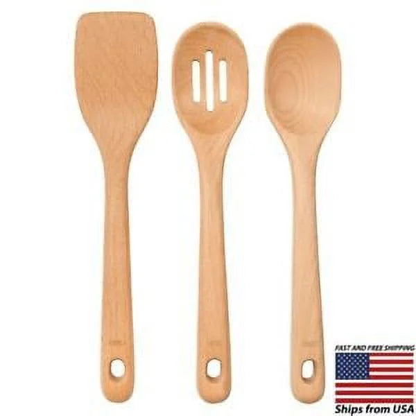 3 Piece Wooden Utensil Set N624