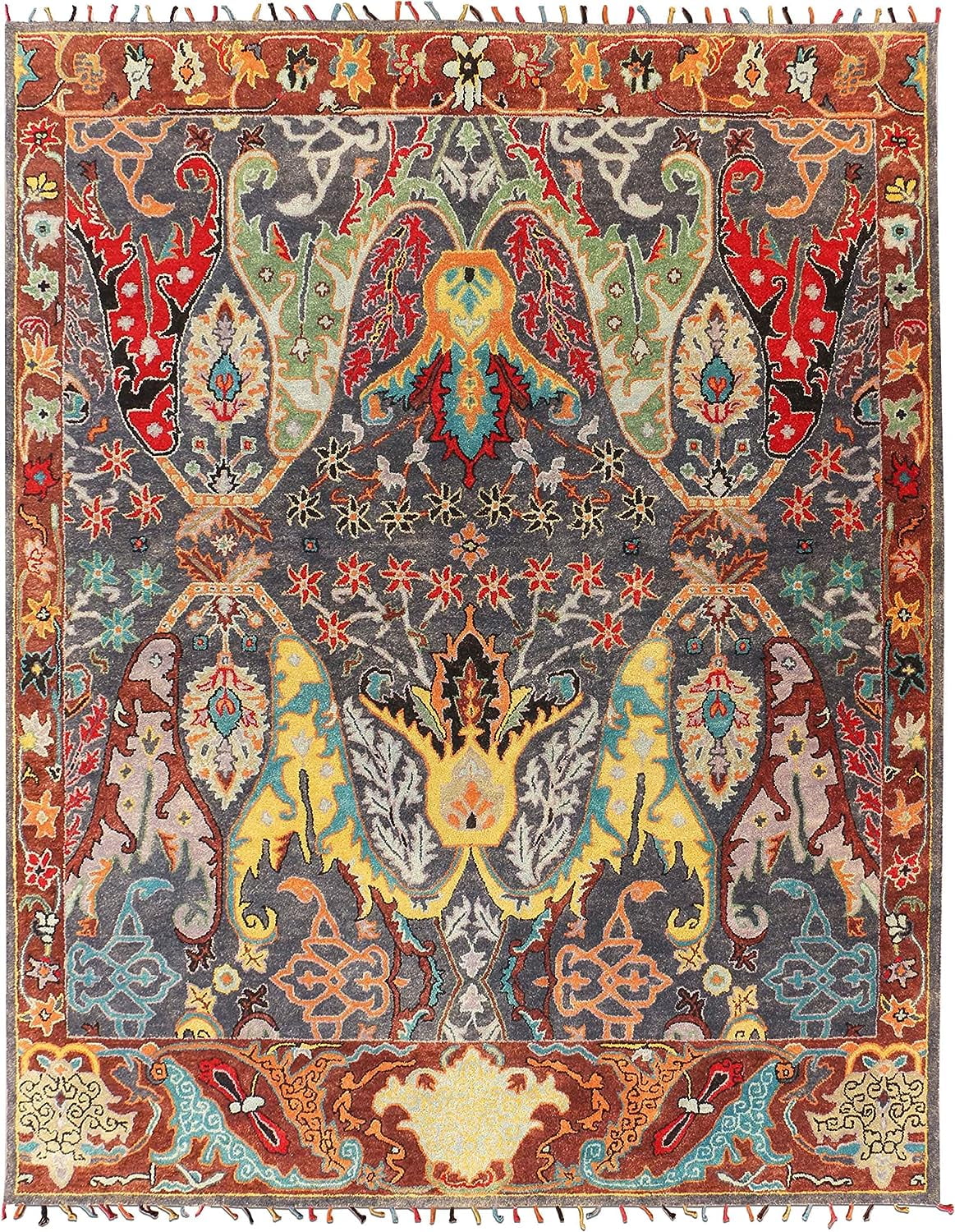 Handmade Tufted 100% Woolen Rugs & Carpet I9629