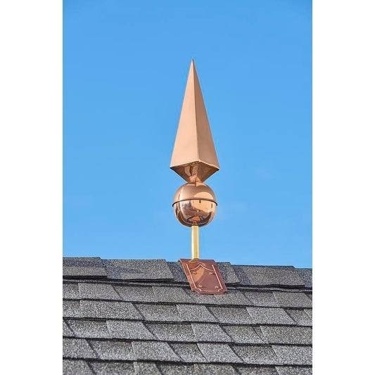 Bronze Finial with Decorative Copper Roof Mount T946767