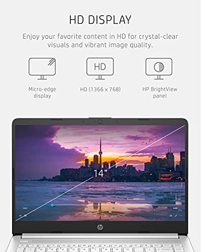 14-inch Laptop, Intel Celeron N4020, 4 GB RAM, 64 GB Storage, Windows 11 Home J6515
