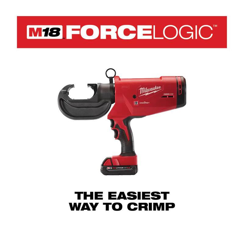 18V Cordless Lithium-Ion Crimper with Batteries, Charger, Hard Case M46294