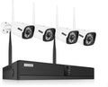 4 Channel 720P Weatherproof Security Camera System with DVR U80403